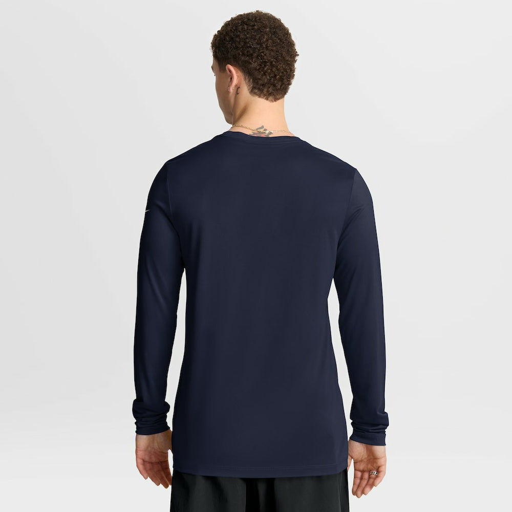 New England Patriots Primetime Legend Icon Performance Long Sleeve T-Shirt - Navy T-shirts