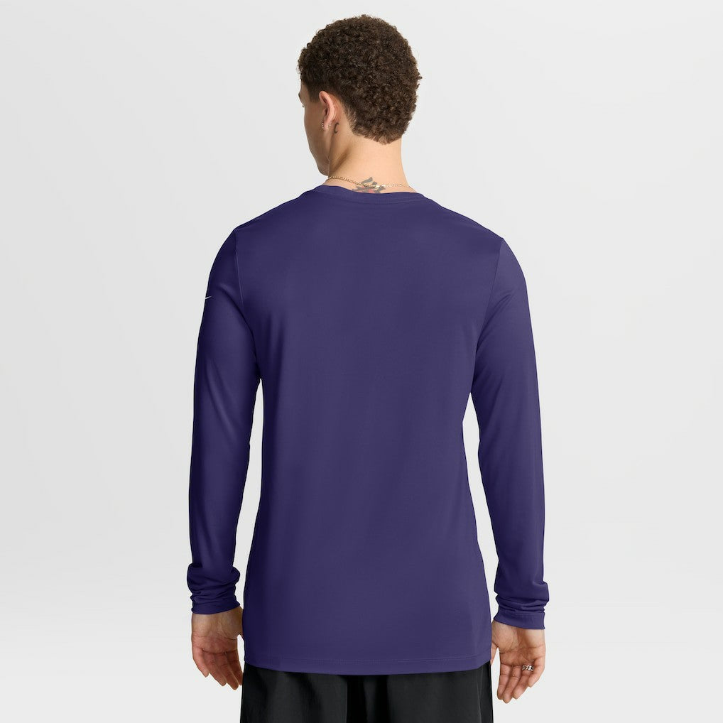 Baltimore Ravens Primetime Legend Icon Performance Long Sleeve T-Shirt - Purple T-shirts