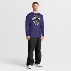 Baltimore Ravens Primetime Legend Icon Performance Long Sleeve T-Shirt - Purple T-shirts