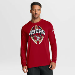 San Francisco 49ers Primetime Legend Icon Performance Long Sleeve T-Shirt - Scarlet T-shirts