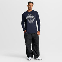 Dallas Cowboys Primetime Legend Icon Performance Long Sleeve T-Shirt - Navy T-shirts