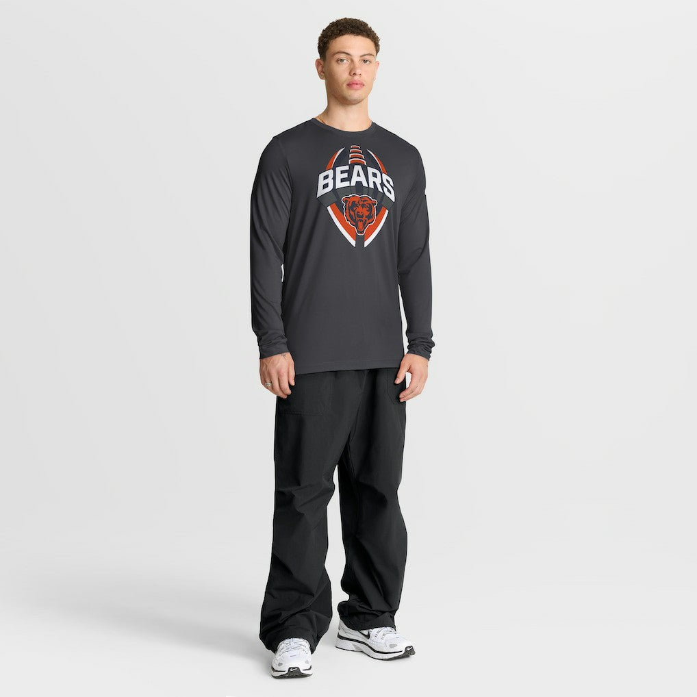 Chicago Bears Primetime Legend Icon Performance Long Sleeve T-Shirt - Anthracite T-shirts