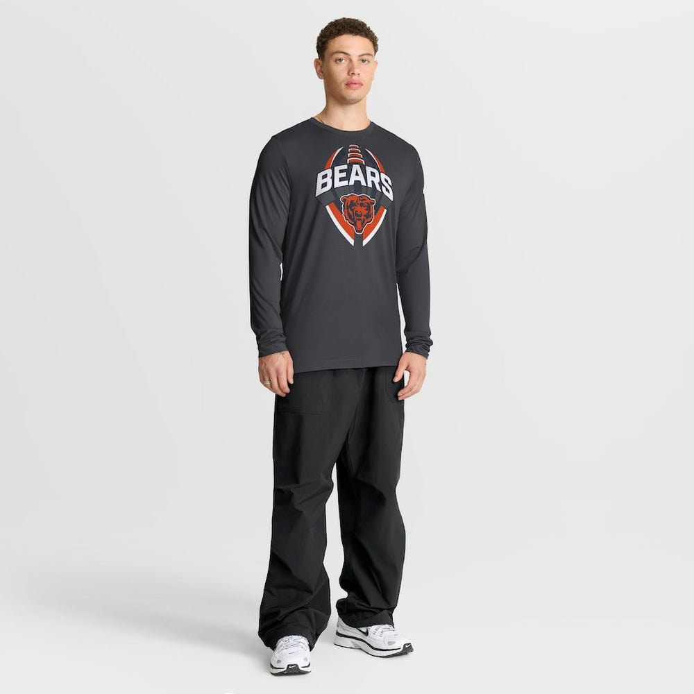 Chicago Bears Primetime Legend Icon Performance Long Sleeve T-Shirt - Anthracite T-shirts