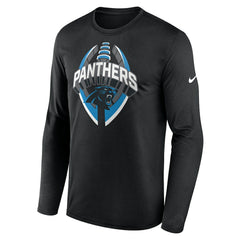 Carolina Panthers Primetime Legend Icon Performance Long Sleeve T-Shirt - Black T-shirts