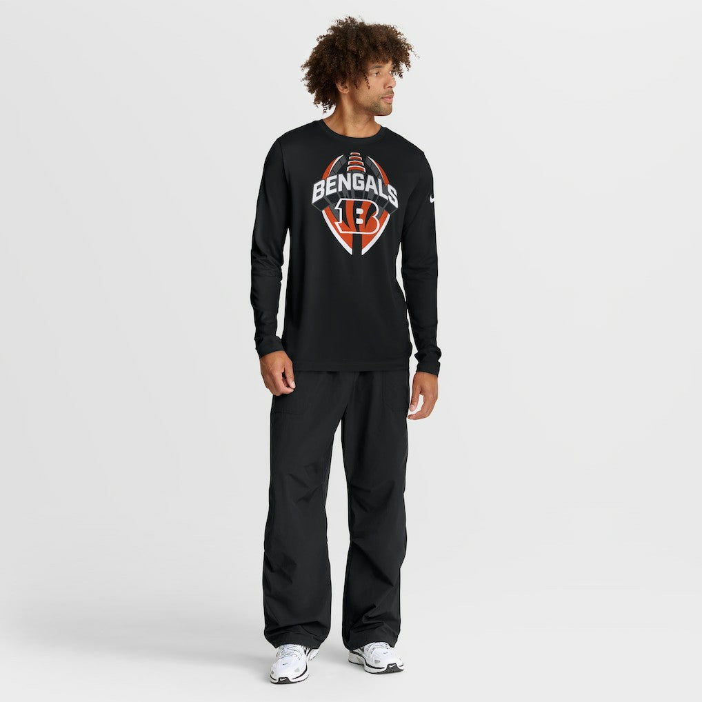 Cincinnati Bengals Primetime Legend Icon Performance Long Sleeve T-Shirt - Black T-shirts