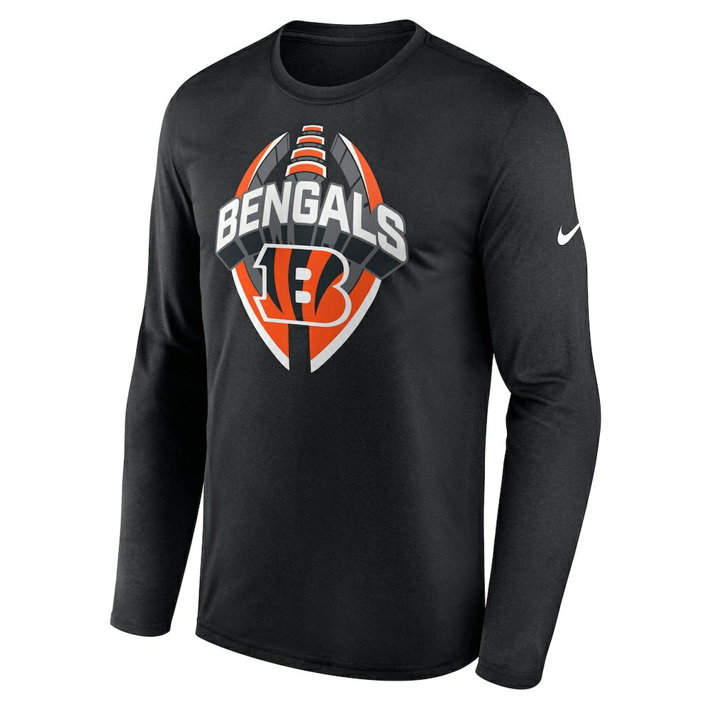 Cincinnati Bengals Primetime Legend Icon Performance Long Sleeve T-Shirt - Black T-shirts