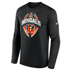 Cincinnati Bengals Primetime Legend Icon Performance Long Sleeve T-Shirt - Black T-shirts