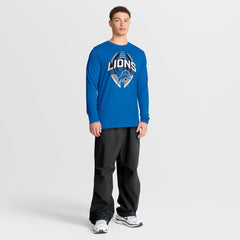 Detroit Lions Primetime Legend Icon Performance Long Sleeve T-Shirt - Blue T-shirts