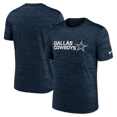 Dallas Cowboys Reverse Play Velocity Dri-FIT T-Shirt - Navy T-shirts
