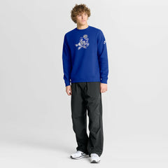 Dallas Cowboys Swing Pass Rewind Club Pullover Sweatshirt - Royal Pullover