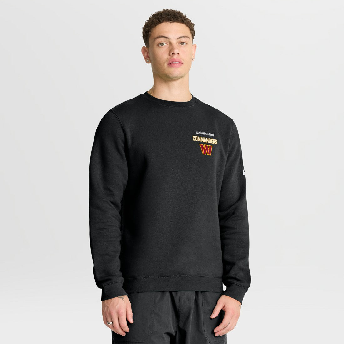 Washington Commanders Primetime Club Fleece Pullover Sweatshirt - Black Pullover