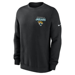 Jacksonville Jaguars Primetime Club Fleece Pullover Sweatshirt - Black Pullover