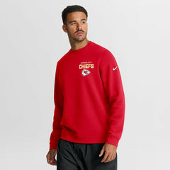 Kansas City Chiefs Primetime Club Fleece Pullover Sweatshirt - Red Pullover