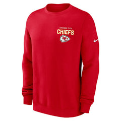 Kansas City Chiefs Primetime Club Fleece Pullover Sweatshirt - Red Pullover