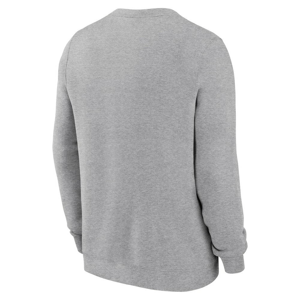 Miami Dolphins Primetime Club Fleece Pullover Sweatshirt - Heather Gray Pullover