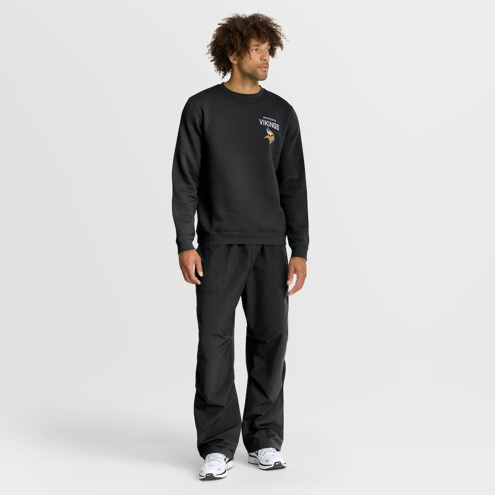 Minnesota Vikings Primetime Club Fleece Pullover Sweatshirt - Black Pullover