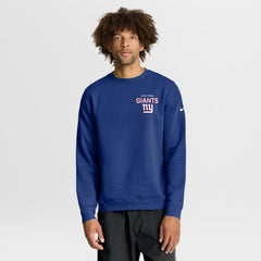 New York Giants Primetime Club Fleece Pullover Sweatshirt - Royal Pullover