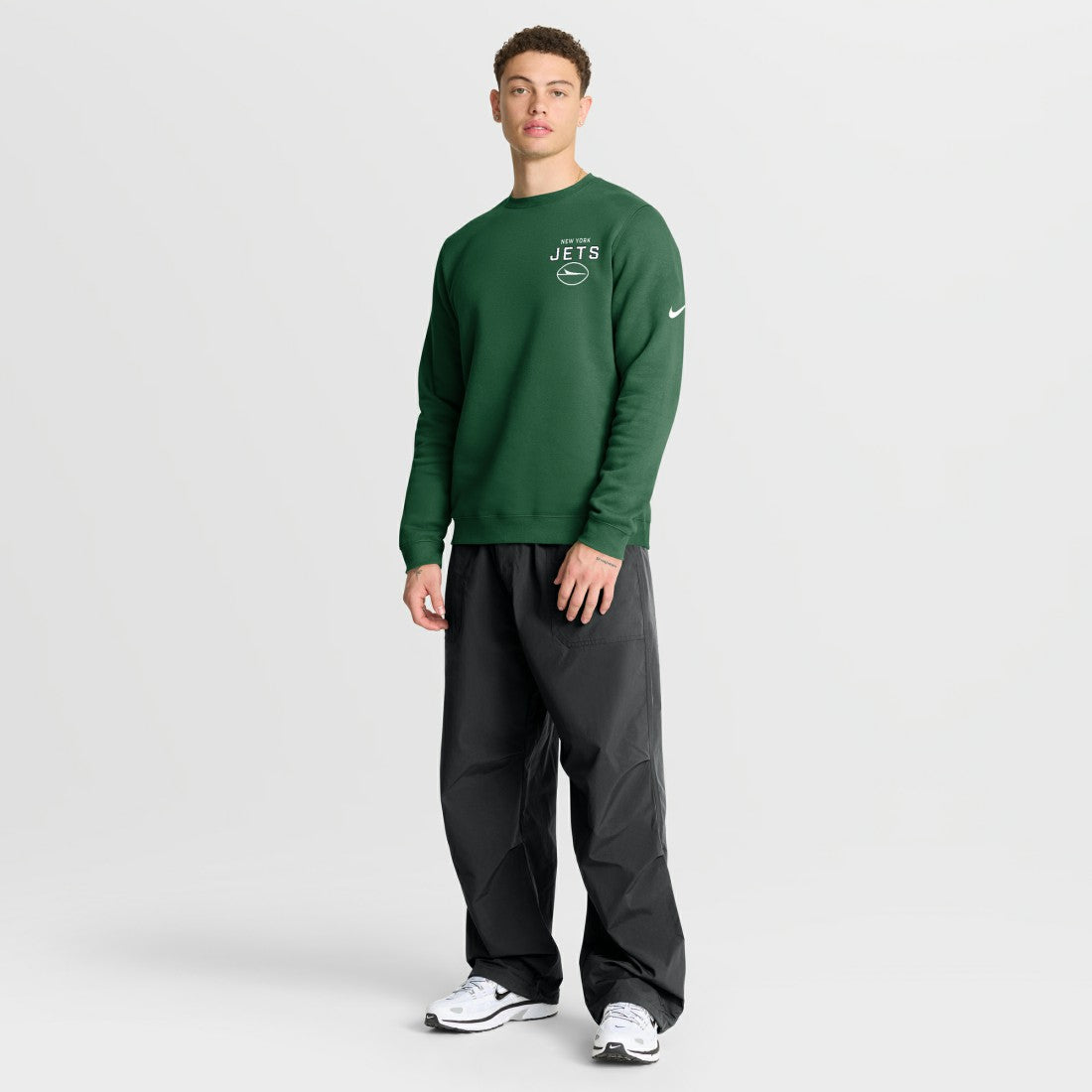 New York Jets Primetime Club Fleece Pullover Sweatshirt - Green Pullover