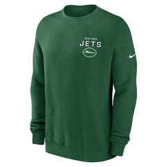 New York Jets Primetime Club Fleece Pullover Sweatshirt - Green Pullover