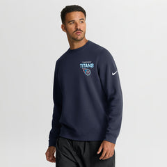 Tennessee Titans Primetime Club Fleece Pullover Sweatshirt - Navy Pullover