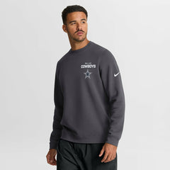 Dallas Cowboys Primetime Club Fleece Pullover Sweatshirt - Anthracite Pullover