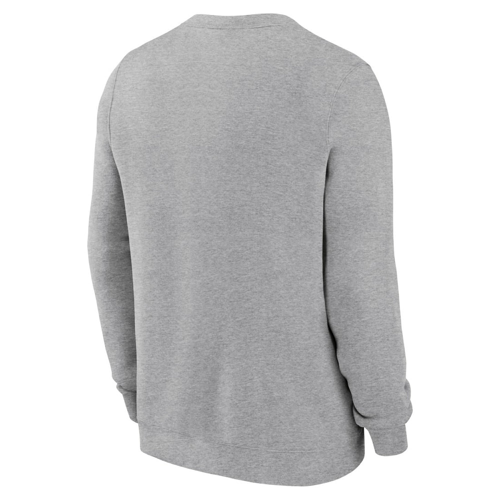 Houston Texans Primetime Club Fleece Pullover Sweatshirt - Heather Gray Pullover