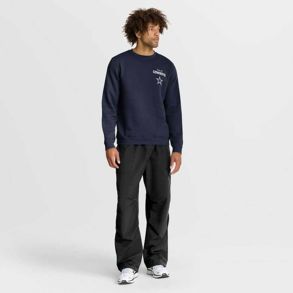Dallas Cowboys Primetime Club Fleece Pullover Sweatshirt - Navy Pullover