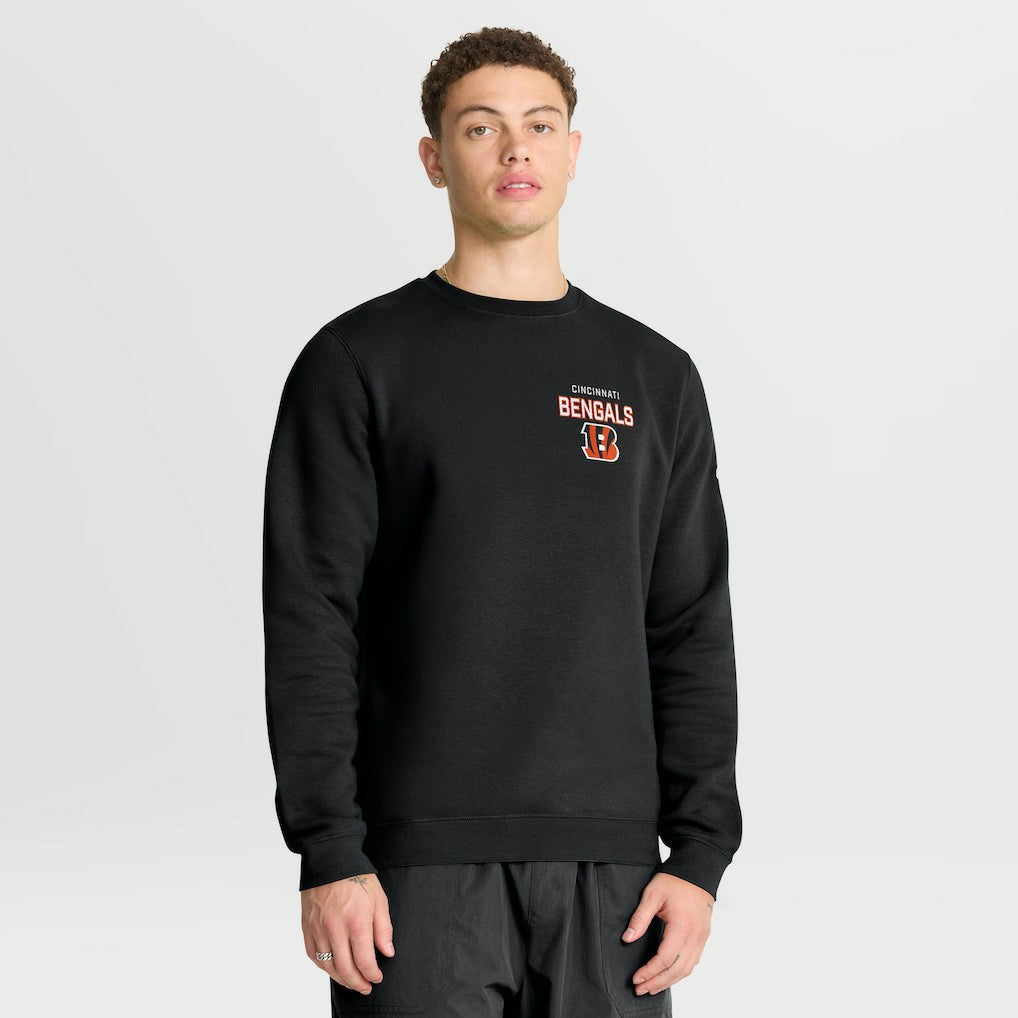 Cincinnati Bengals Primetime Club Fleece Pullover Sweatshirt - Black Pullover