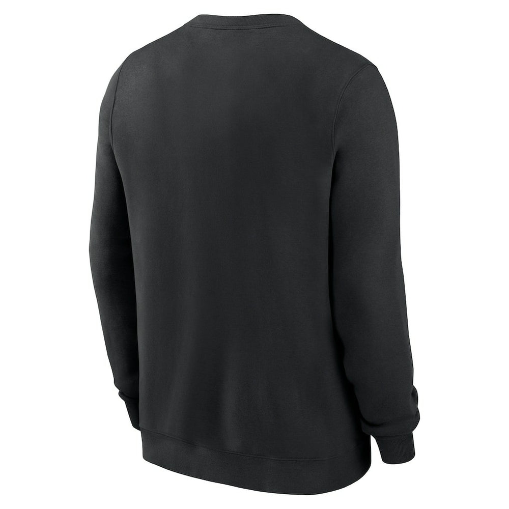 Baltimore Ravens Primetime Club Fleece Pullover Sweatshirt - Black Pullover