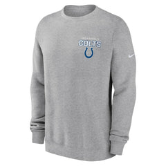 Indianapolis Colts Primetime Club Fleece Pullover Sweatshirt - Heather Gray Pullover