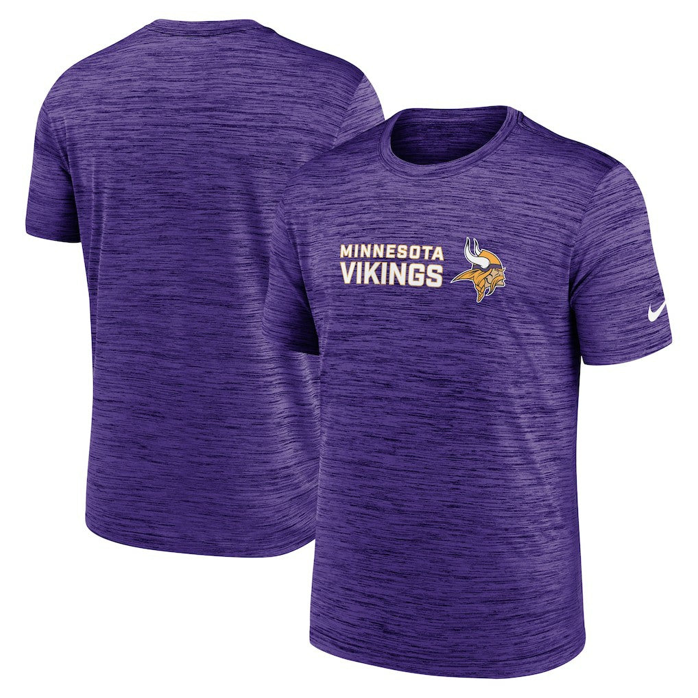 Minnesota Vikings Big & Tall Primetime Reverse Play Velocity Performance T-Shirt - Purple T-shirts