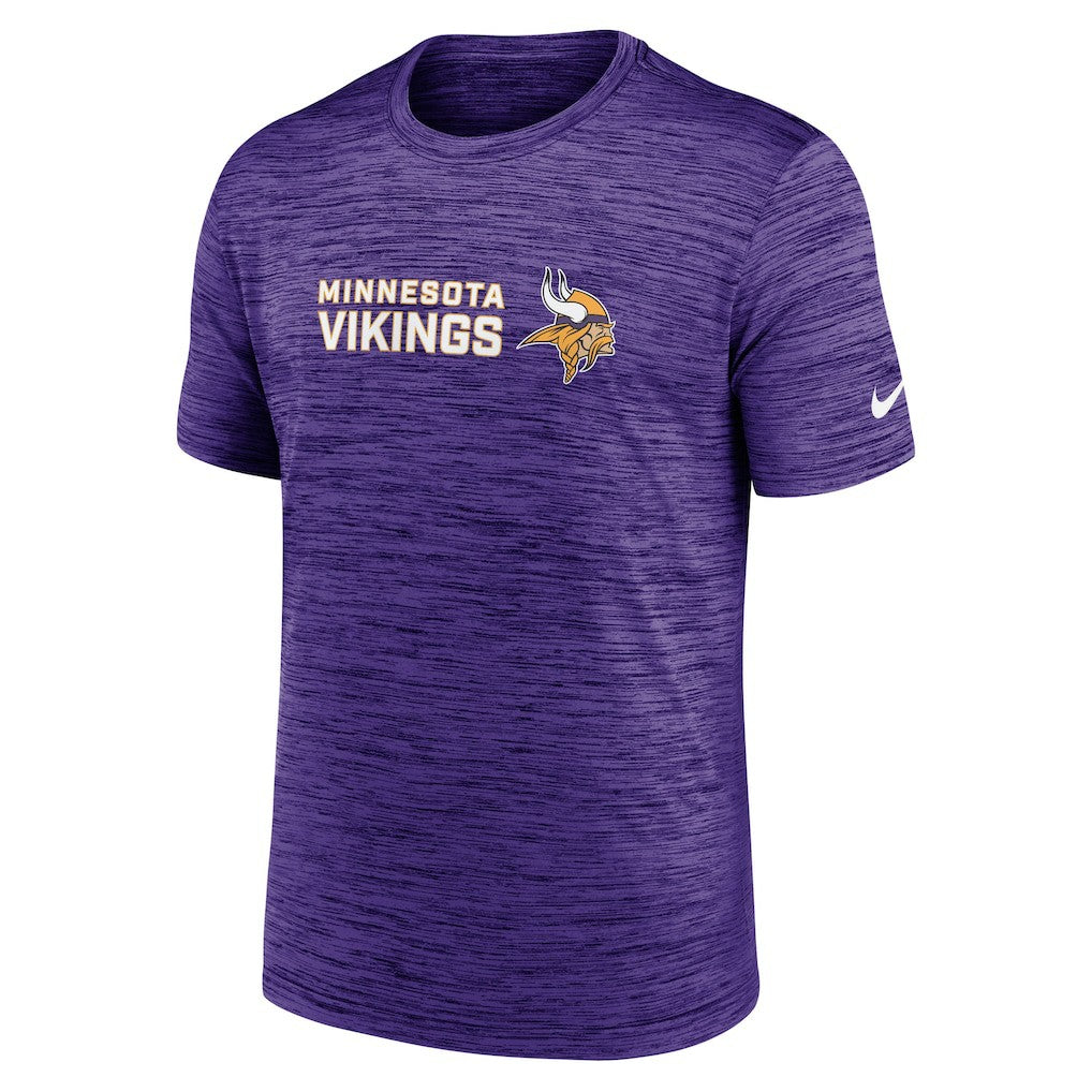 Minnesota Vikings Big & Tall Primetime Reverse Play Velocity Performance T-Shirt - Purple T-shirts