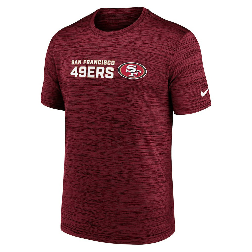 San Francisco 49ers Big & Tall Primetime Reverse Play Velocity Performance T-Shirt - Scarlet T-shirts