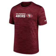 San Francisco 49ers Big & Tall Primetime Reverse Play Velocity Performance T-Shirt - Scarlet T-shirts