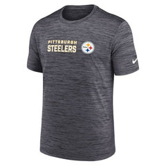 Pittsburgh Steelers Big & Tall Primetime Reverse Play Velocity Performance T-Shirt - Black T-shirts