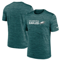 Philadelphia Eagles Big & Tall Primetime Reverse Play Velocity Performance T-Shirt - Midnight Green T-shirts