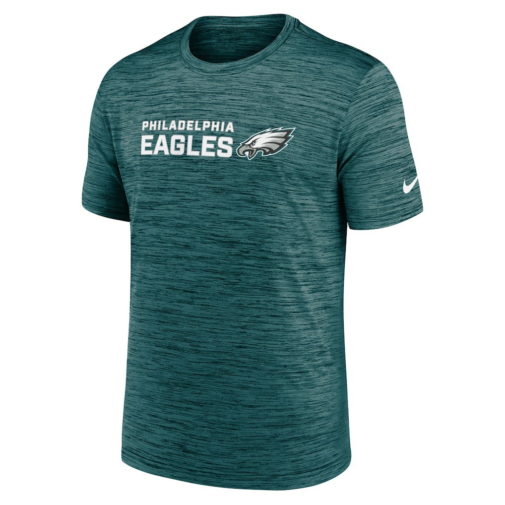 Philadelphia Eagles Big & Tall Primetime Reverse Play Velocity Performance T-Shirt - Midnight Green T-shirts
