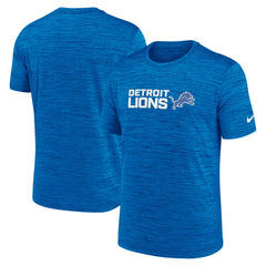 Detroit Lions Big & Tall Primetime Reverse Play Velocity Performance T-Shirt - Blue T-shirts