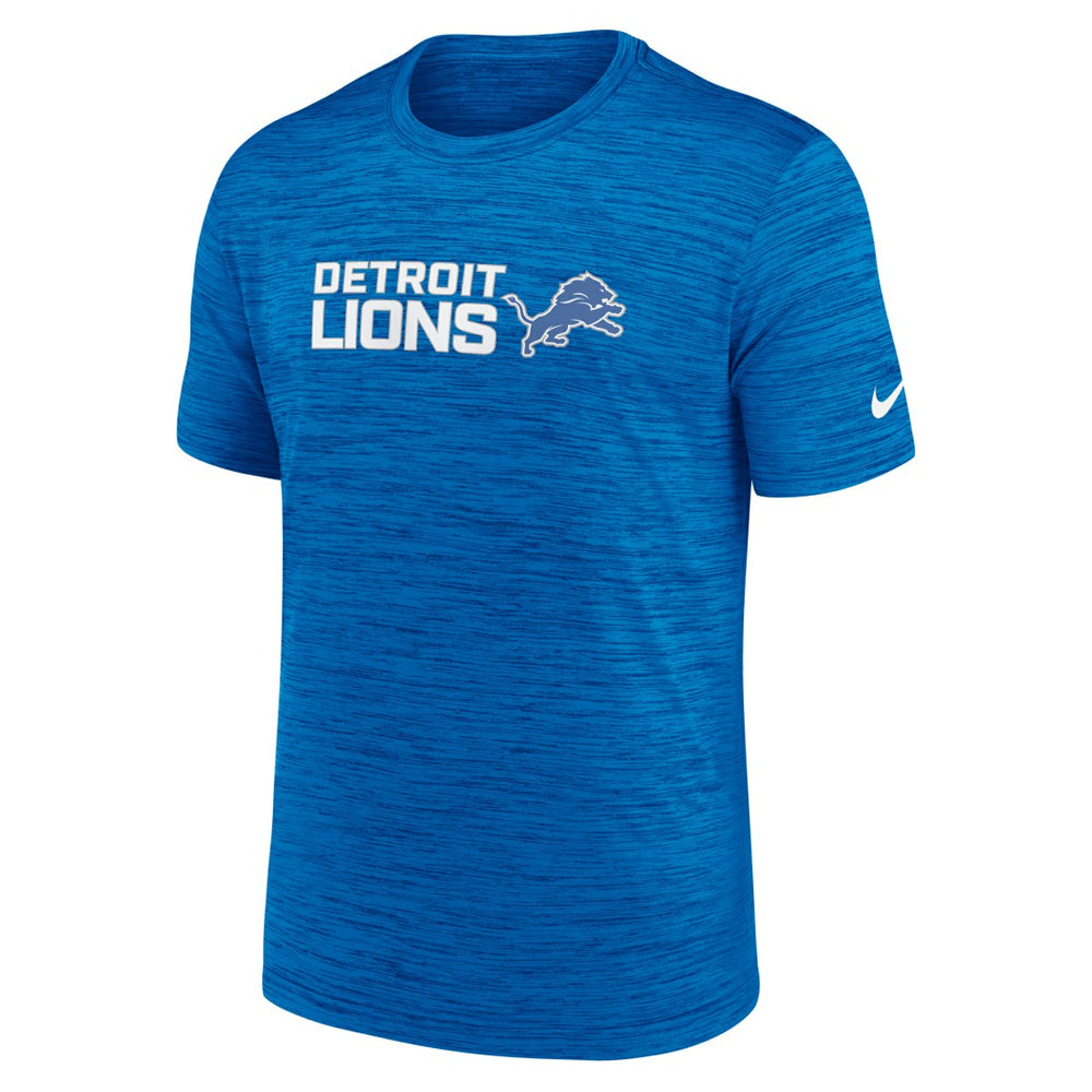 Detroit Lions Big & Tall Primetime Reverse Play Velocity Performance T-Shirt - Blue T-shirts