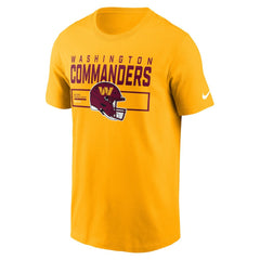 Washington Commanders Primetime Helmet Essential T-Shirt - Gold T-shirts