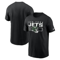 New York Jets Primetime Helmet Essential T-Shirt - Black T-shirts