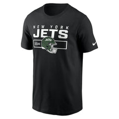 New York Jets Primetime Helmet Essential T-Shirt - Black T-shirts