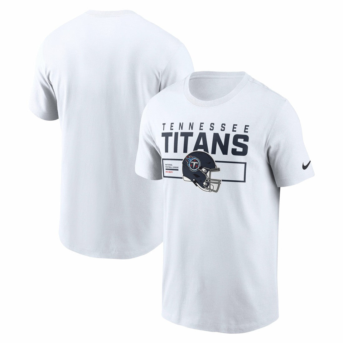 Tennessee Titans Primetime Helmet Essential T-Shirt - White T-shirts