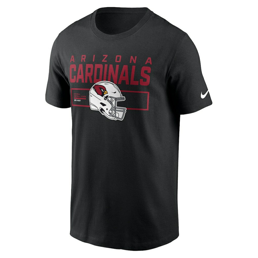 Arizona Cardinals Primetime Helmet Essential T-Shirt - Black T-shirts