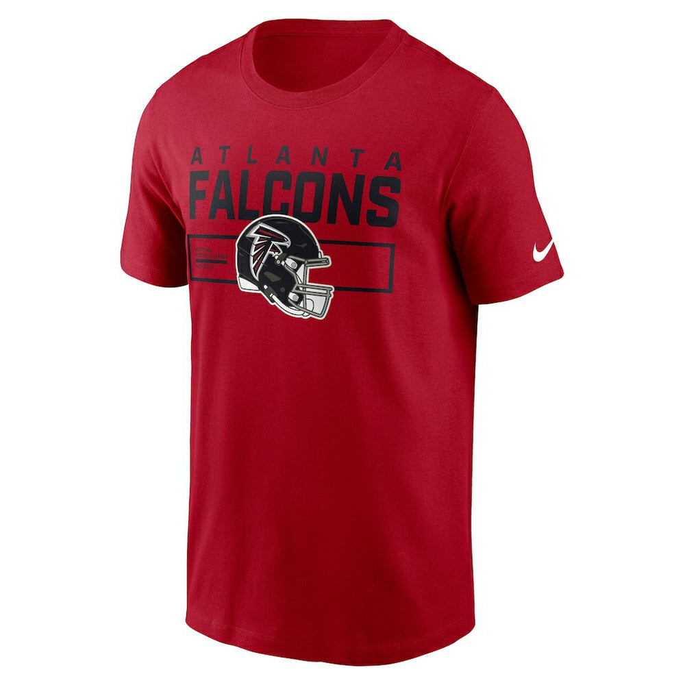 Atlanta Falcons Primetime Helmet Essential T-Shirt - Red T-shirts
