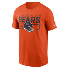 Chicago Bears Primetime Helmet Essential T-Shirt - Orange T-shirts