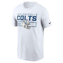 Indianapolis Colts Primetime Helmet Essential T-Shirt - White T-shirts