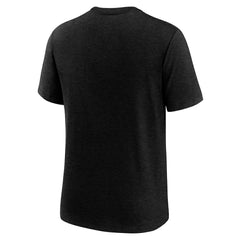 Minnesota Vikings Long Pass Tri-Blend T-Shirt - Heather Black T-shirts