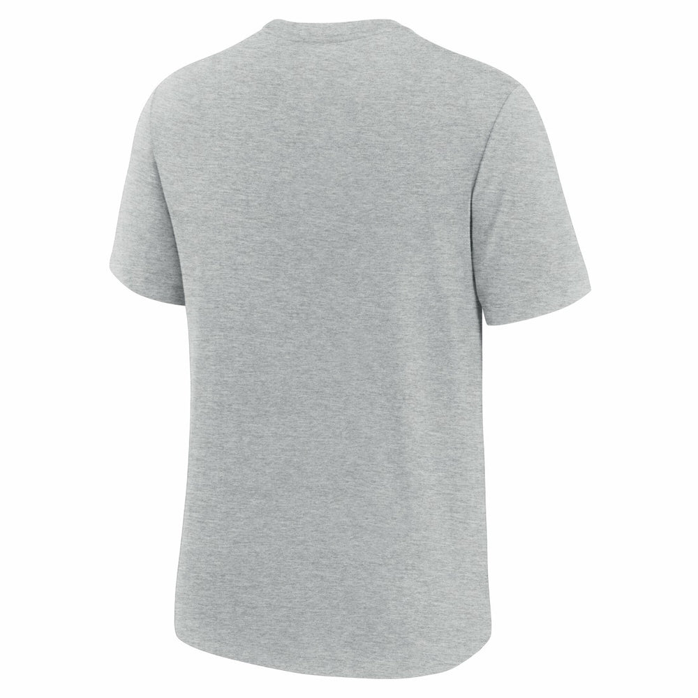 Detroit Lions Long Pass Tri-Blend T-Shirt - Heather Gray T-shirts