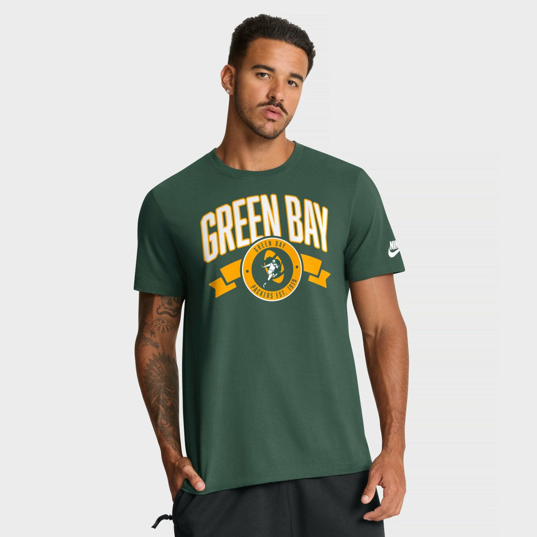 Green Bay Packers Rewind Front and Back Hit Essential T-Shirt - Green T-shirts